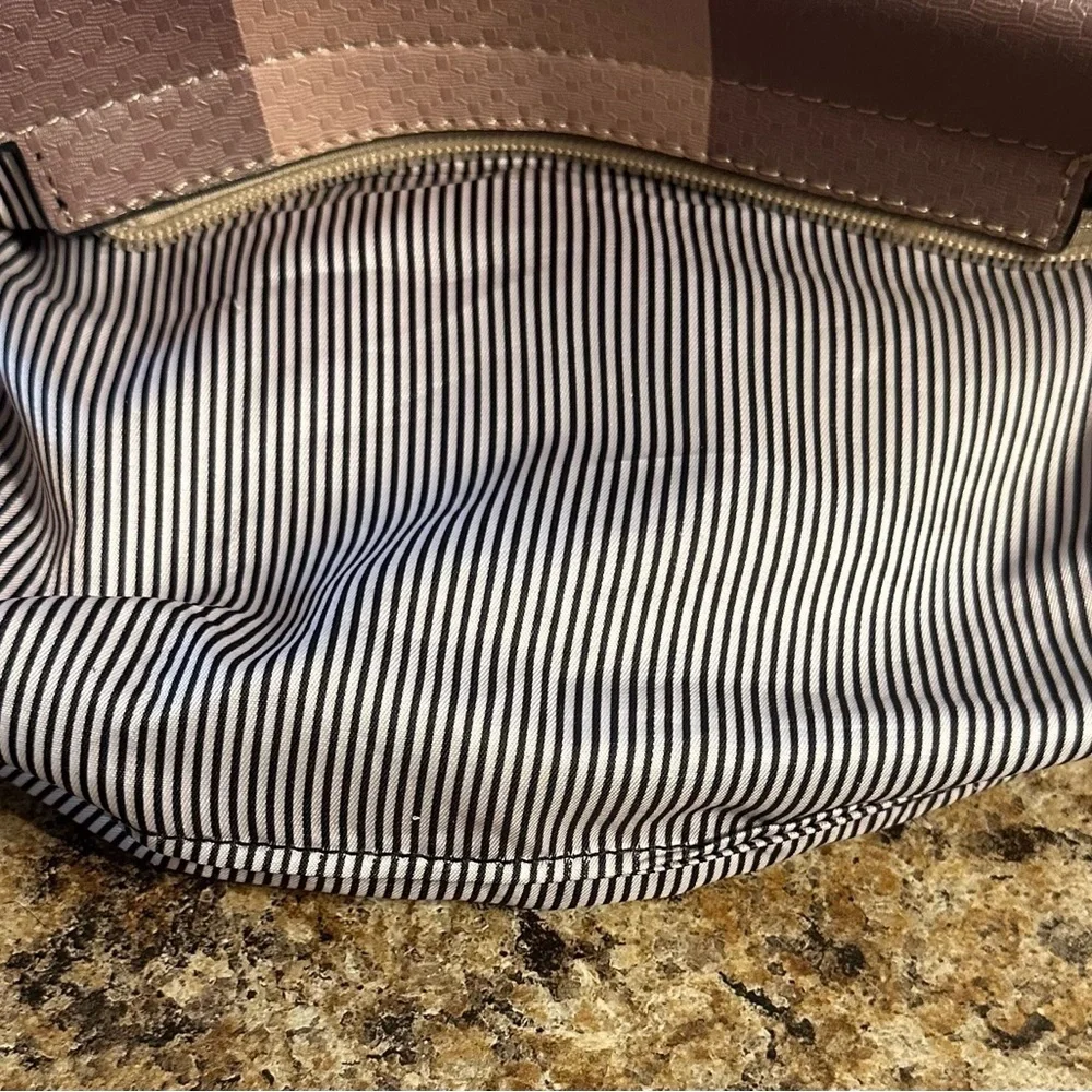 COPY - Unbranded Double Handle Shoulder Bag Black Cream Tan Polyurethane